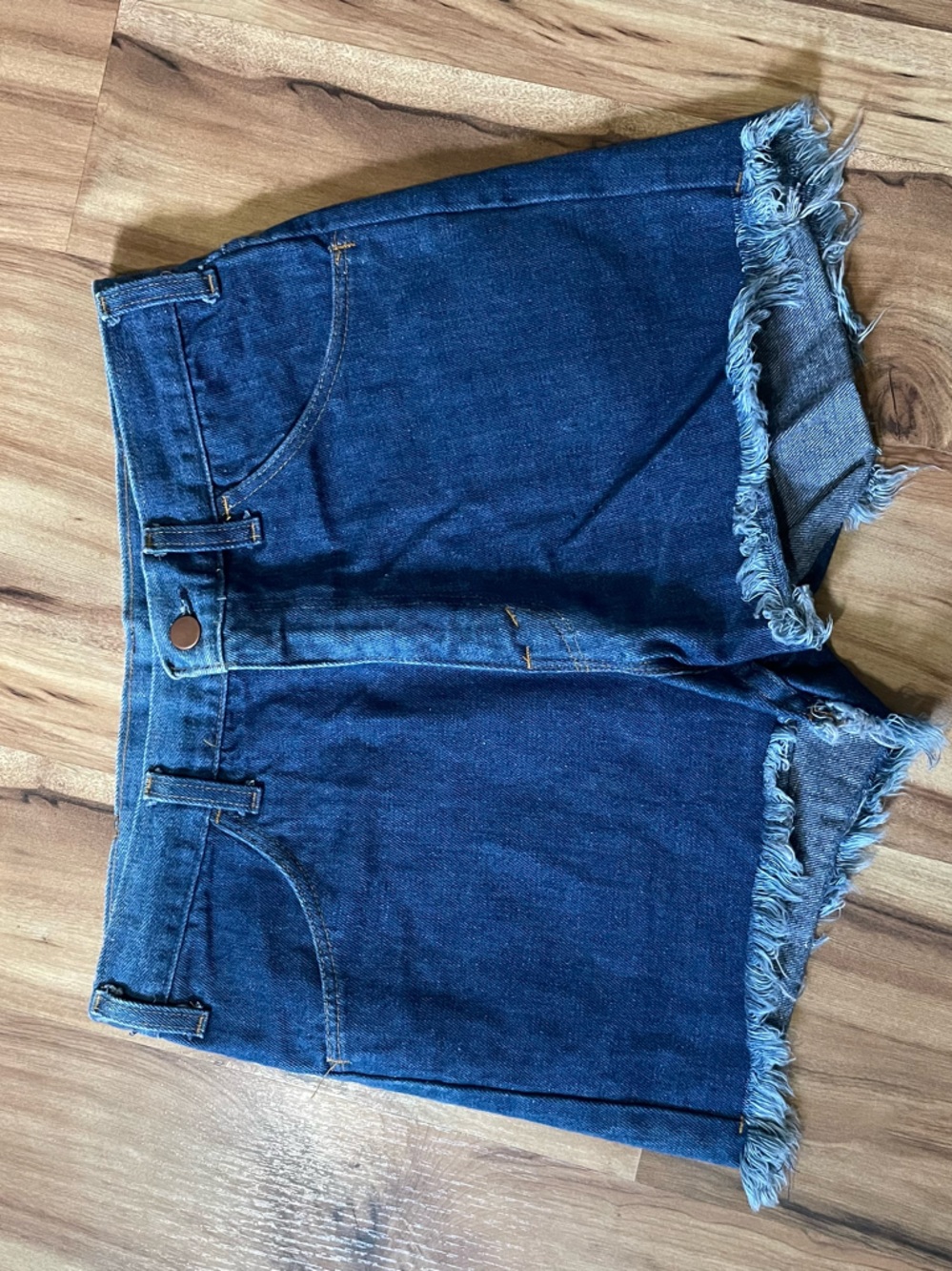 VTG 70s  Men’s Sears "Jeans Joint" Denim Cutoffs Jorts Dark Wash High Rise Sz 32